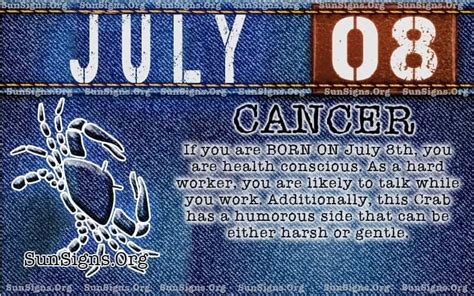 8 july birthday personality|8th of july horoscope.